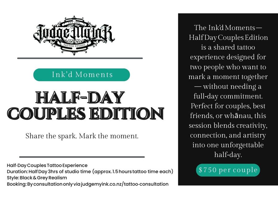 Ink'd Moments: Shared Half Day Experience for Two