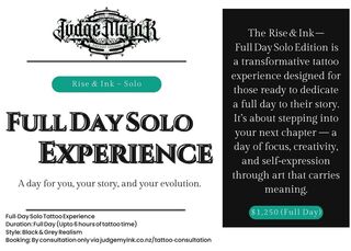 Rise & Ink Full Day Solo Experience